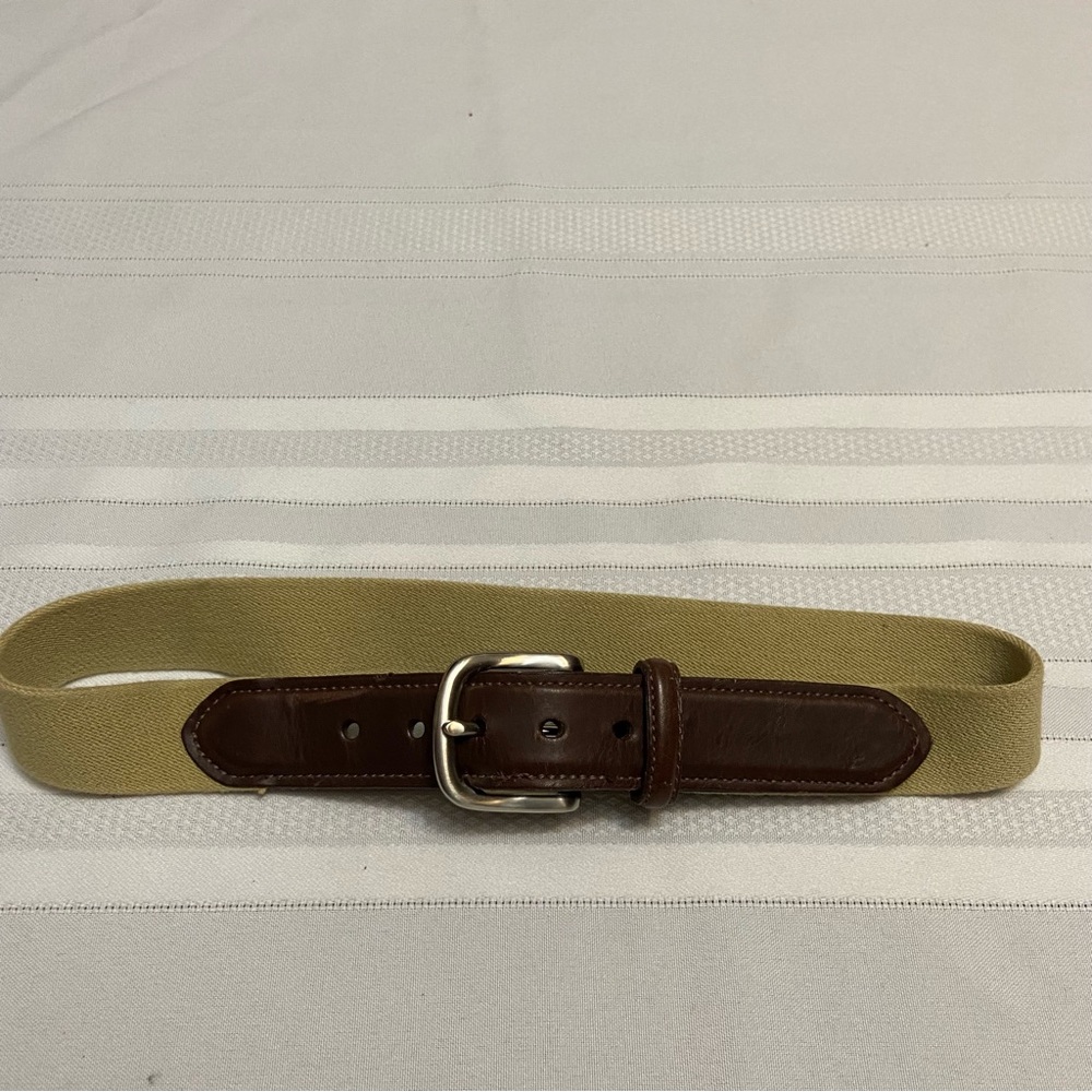 Chaps Kaki & Brown Little Boys Belt size Sm (22) Like New!